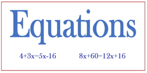 Problèmes sur Équations en 5e