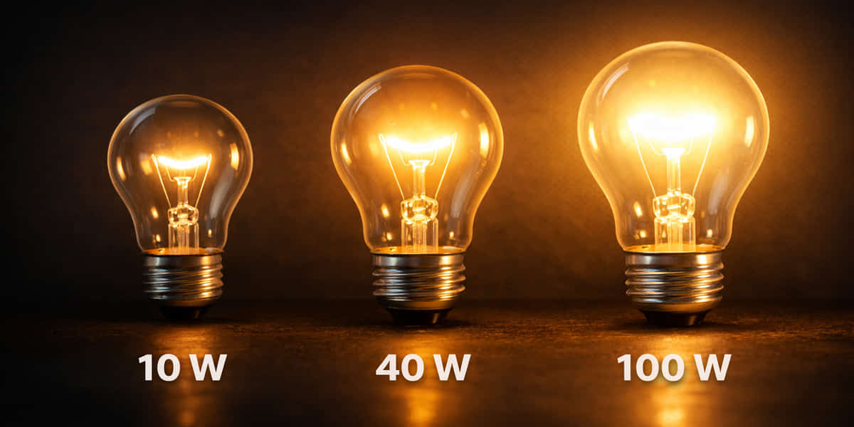 Puissance de la lampe